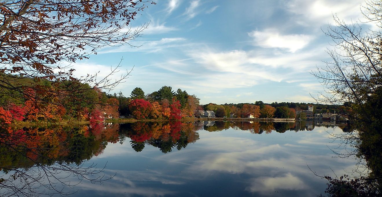 Harrisville Pond, Burrillville, RI. Editorial credit: Doug McGrady from Warwick, RI, USA via Wikimedia Commons