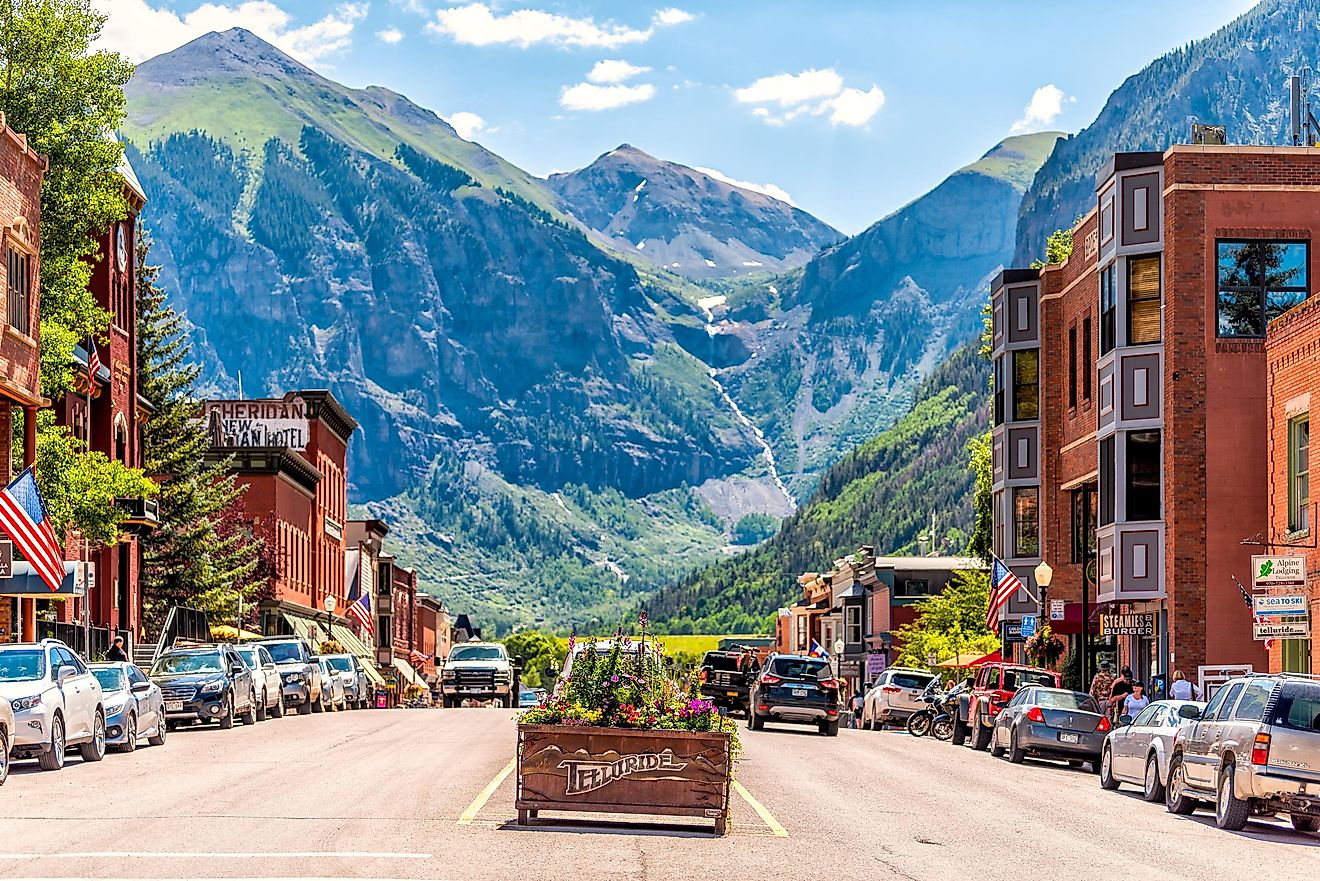 The gorgeous town of Telluride, Colorado.