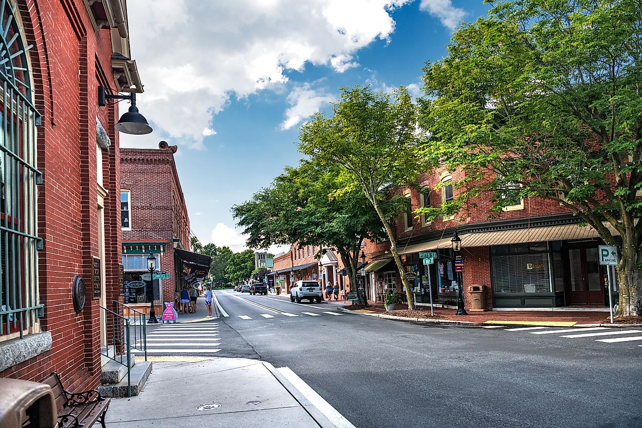 Berlin, Maryland: Historic downtown. Editorial credit: Kosoff / Shutterstock.com