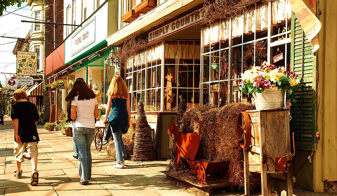 Downtown Saugerties, New York. Editorial credit: James Kirkikis / Shutterstock.com