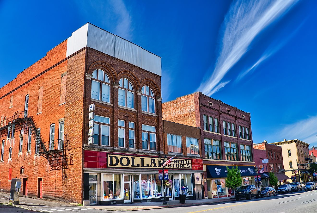 Downtown Cambridge, Ohio. Image credit: R Scott James - stock.adobe.com.