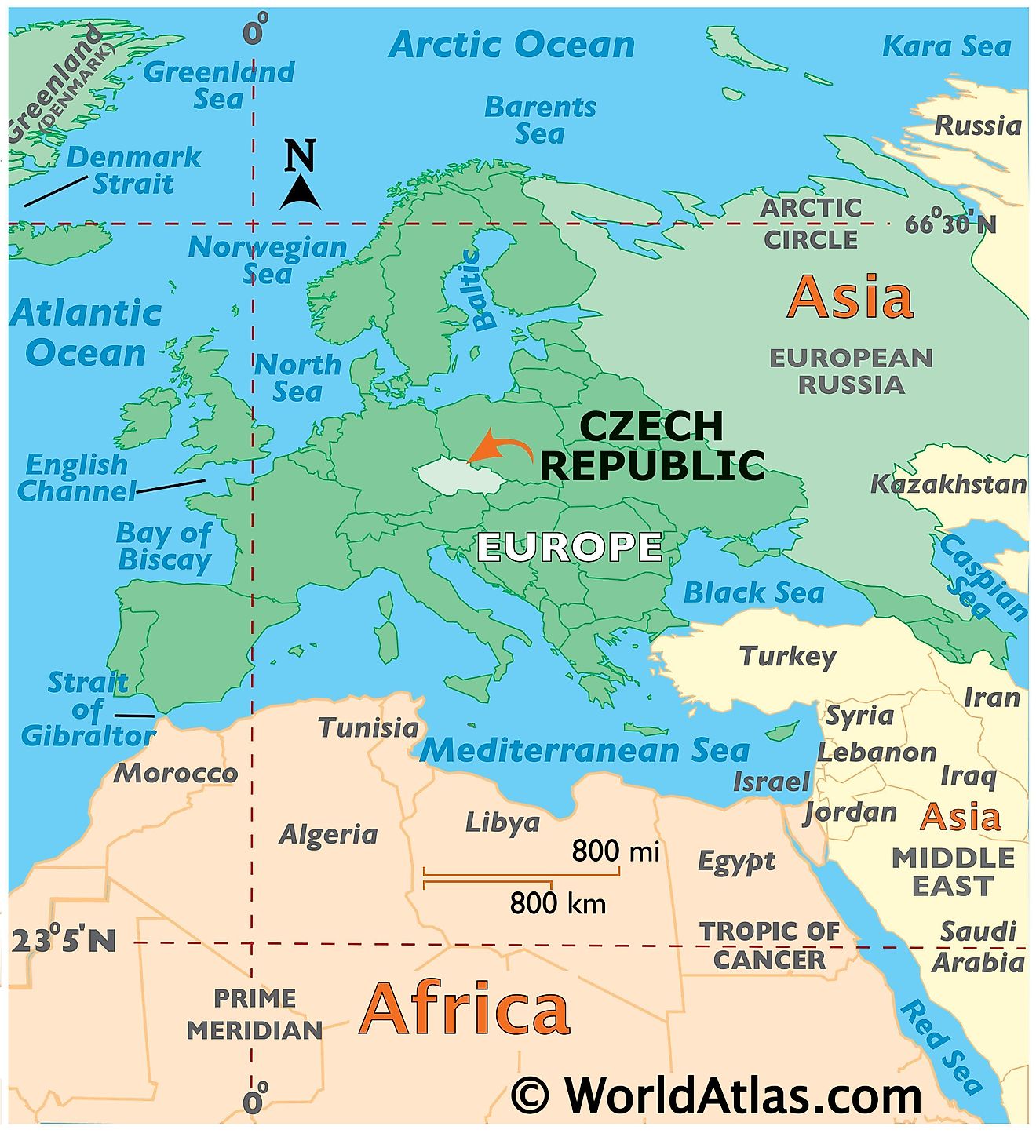 Map Of Prague And Surrounding Countries Czech Republic Maps & Facts - World Atlas