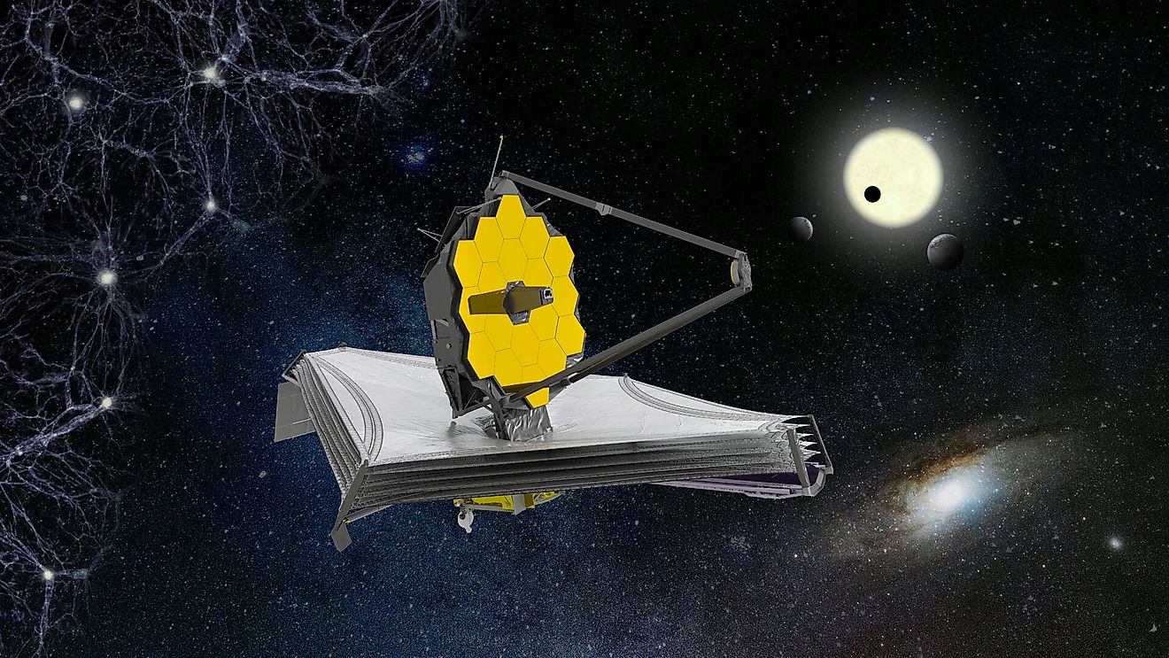 Artists impression of the James Webb Space Telescope