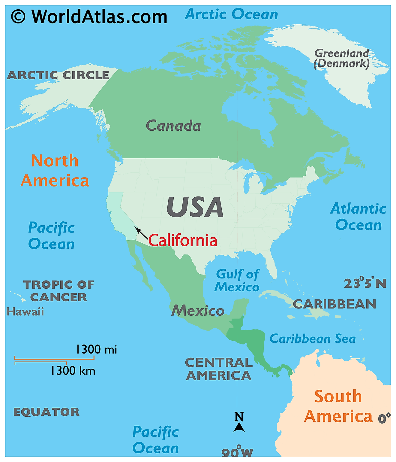 Mapas De California Atlas Del Mundo