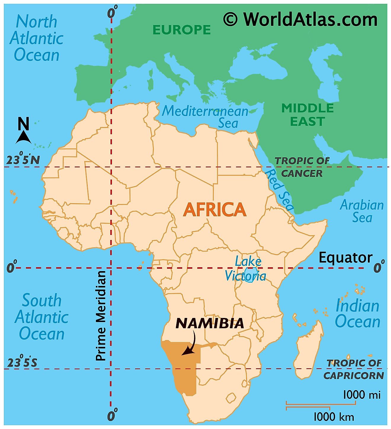 Namibia On World Map Campus Map Images