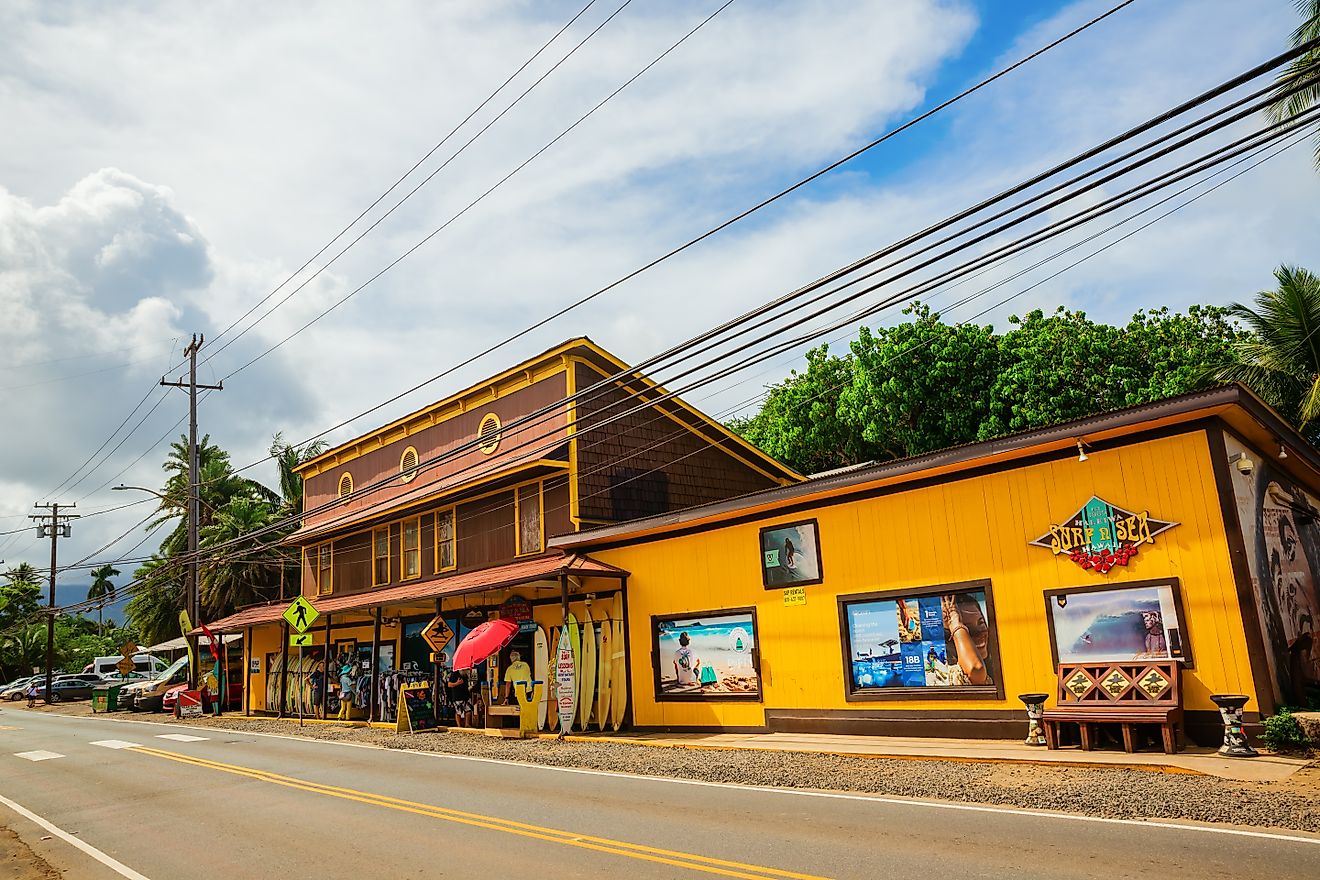 Haleiwa on Oahu’s North Shore. Editorial credit: Christian Mueller / Shutterstock.com