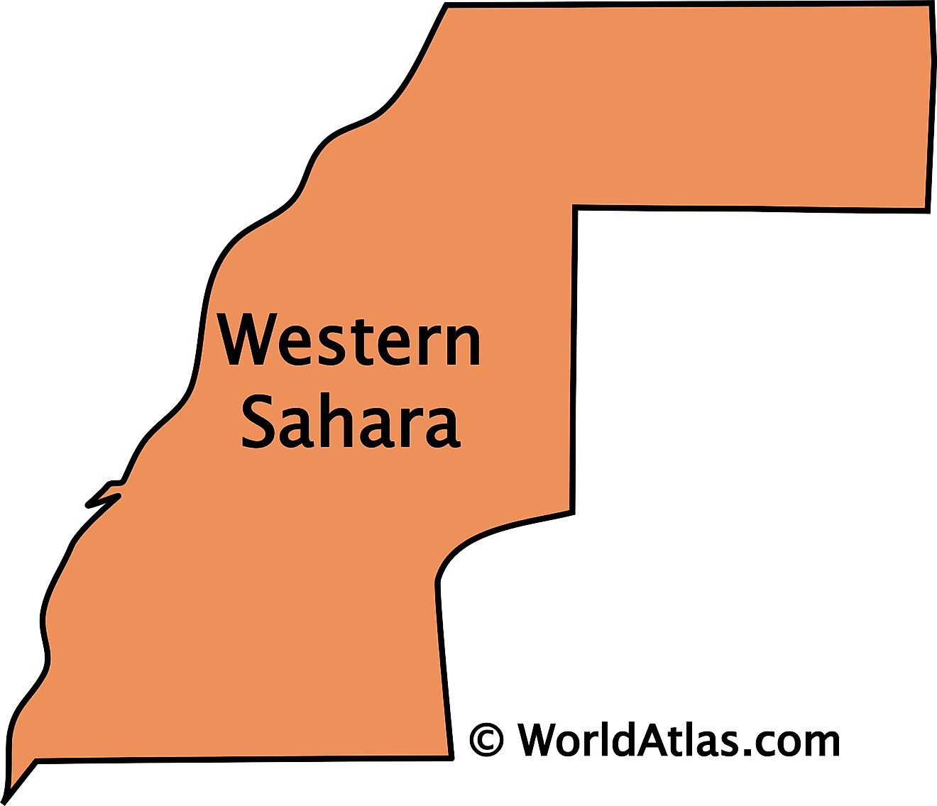 Mapas De Sáhara Occidental Atlas Del Mundo