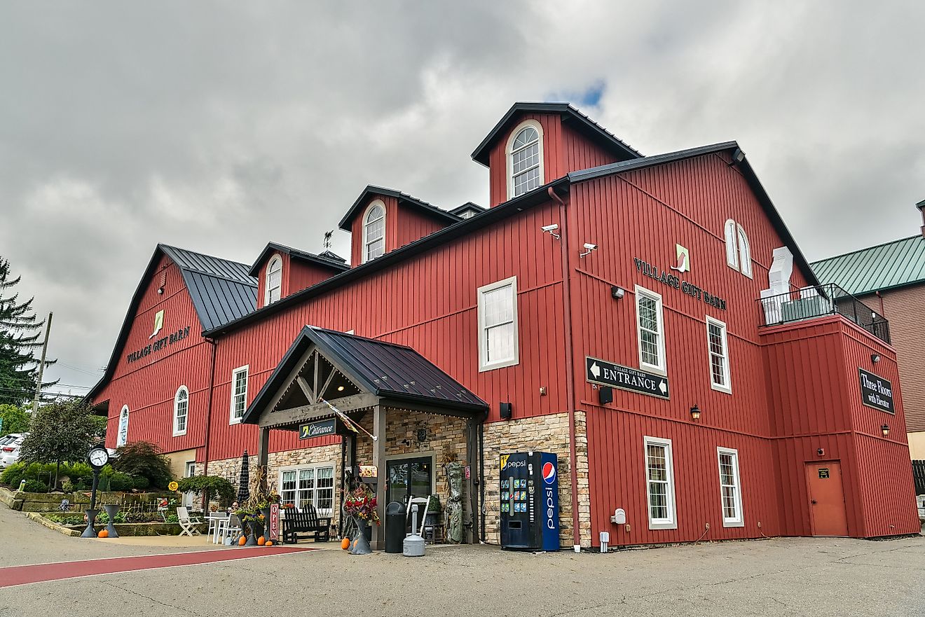 Village Gift Barn in Berlin, Ohio, via Alizada Studios / Shutterstock.com