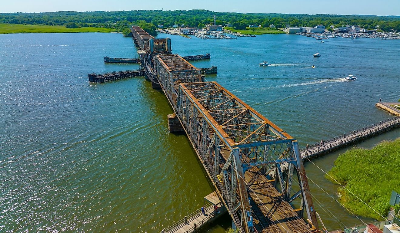 Old Saybrook Old Lyme Bridge between the town of Old Saybrook and Old Lyme, Connecticut.