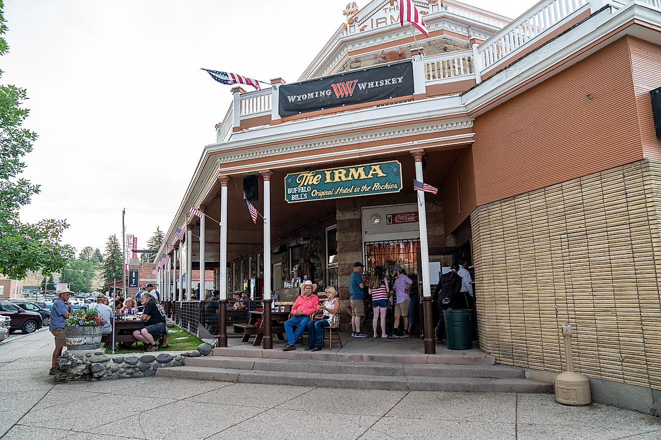 Lodging and Dining in Buffalo, Wyoming, USA. Editorial credit: melissamn / Shutterstock.com