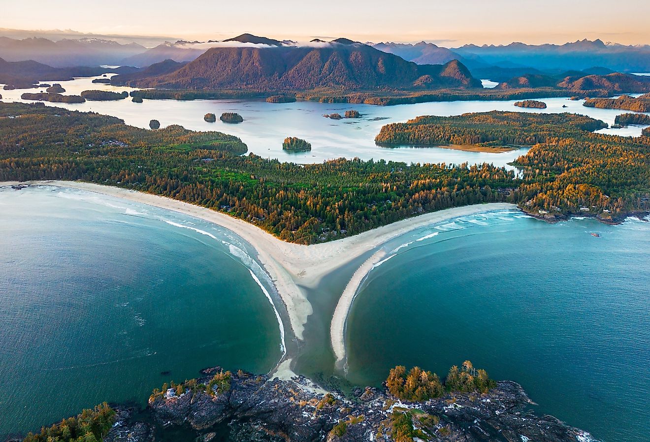 The West Coast of Vancouver Island, British Columbia, Canada near Tofino.