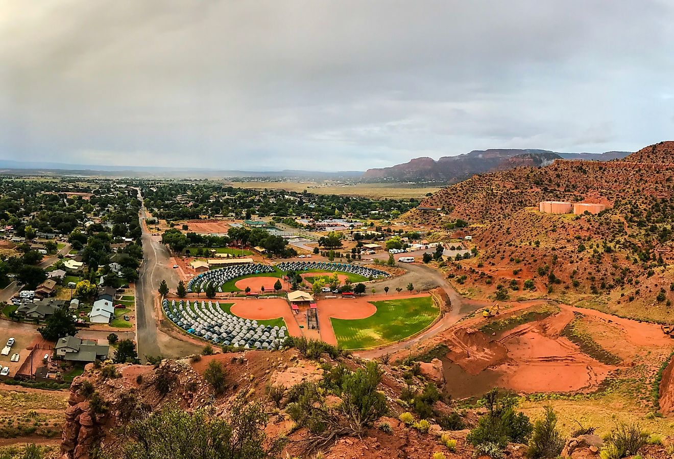 Sunrise in Kanab, Utah.