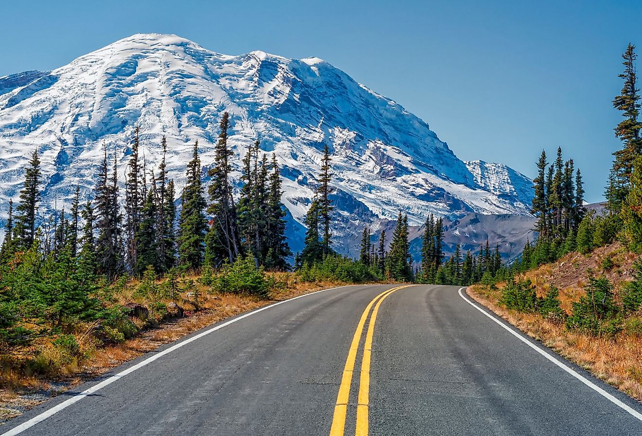 Mount Rainier in Washington State.