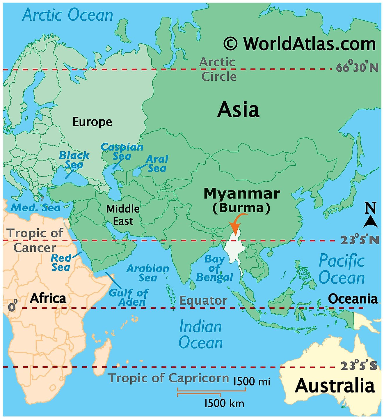 region in asia burma