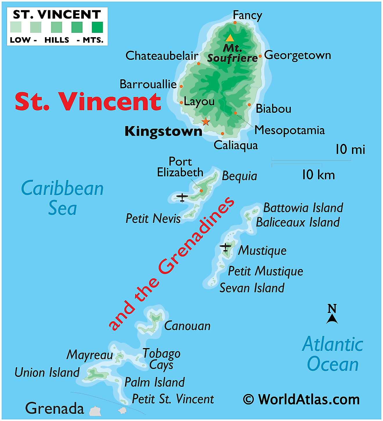 map of st vincent and the grenadines        <h3 class=