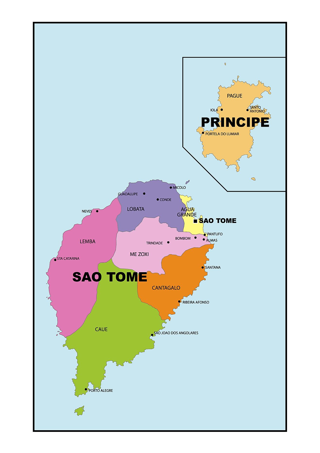 Sao Tome And Principe Maps Facts World Atlas