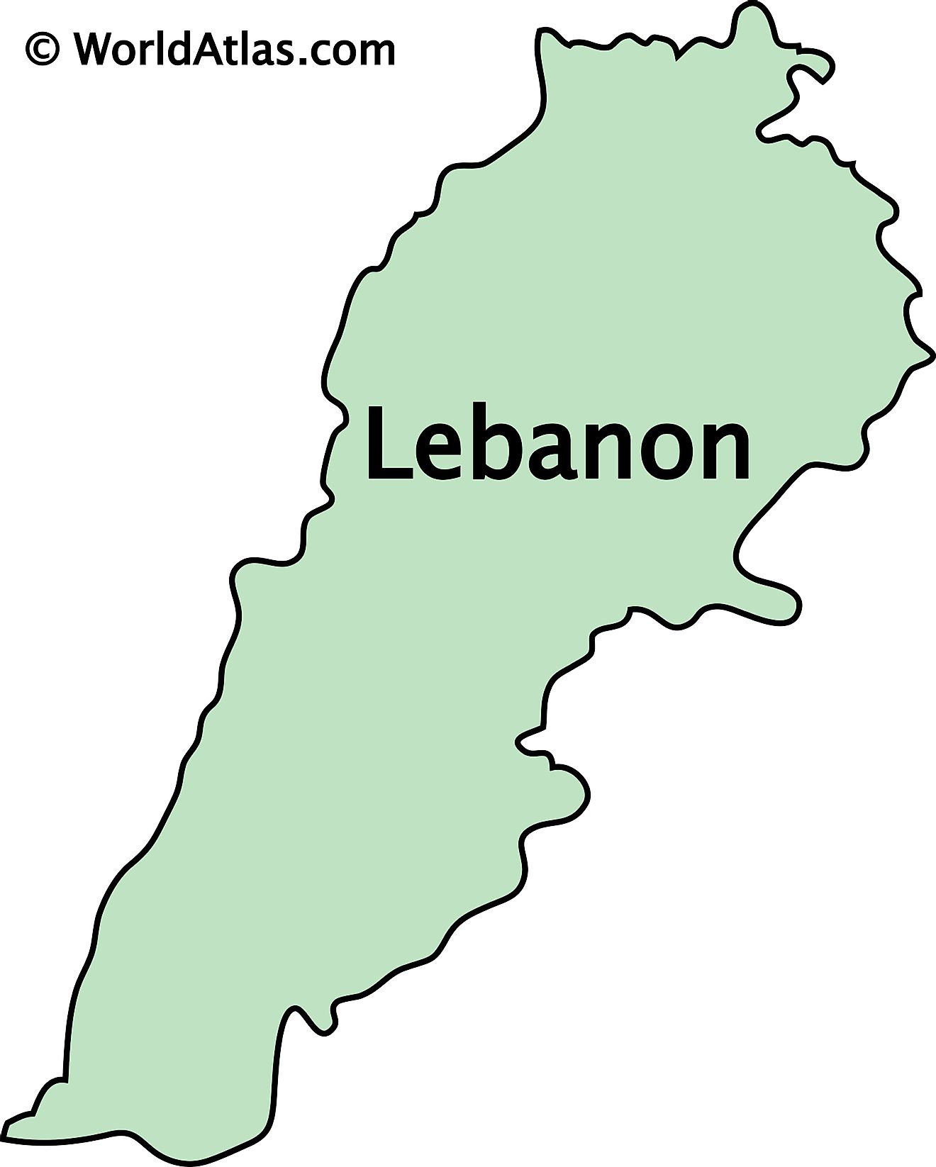 Lebanon Maps & Facts - World Atlas 526