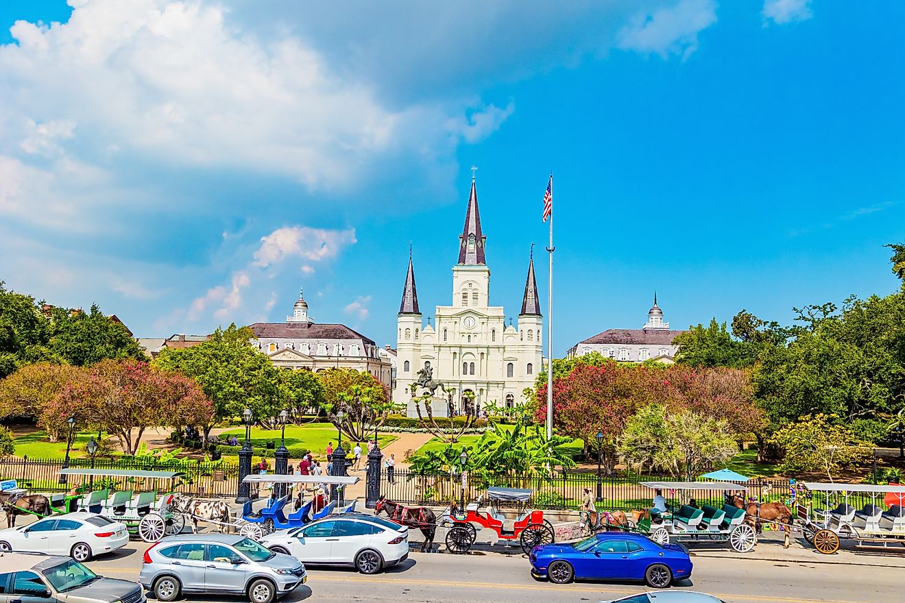 The residence of the Archbishop of New Orleans. Editorial credit: kavram / Shutterstock.com