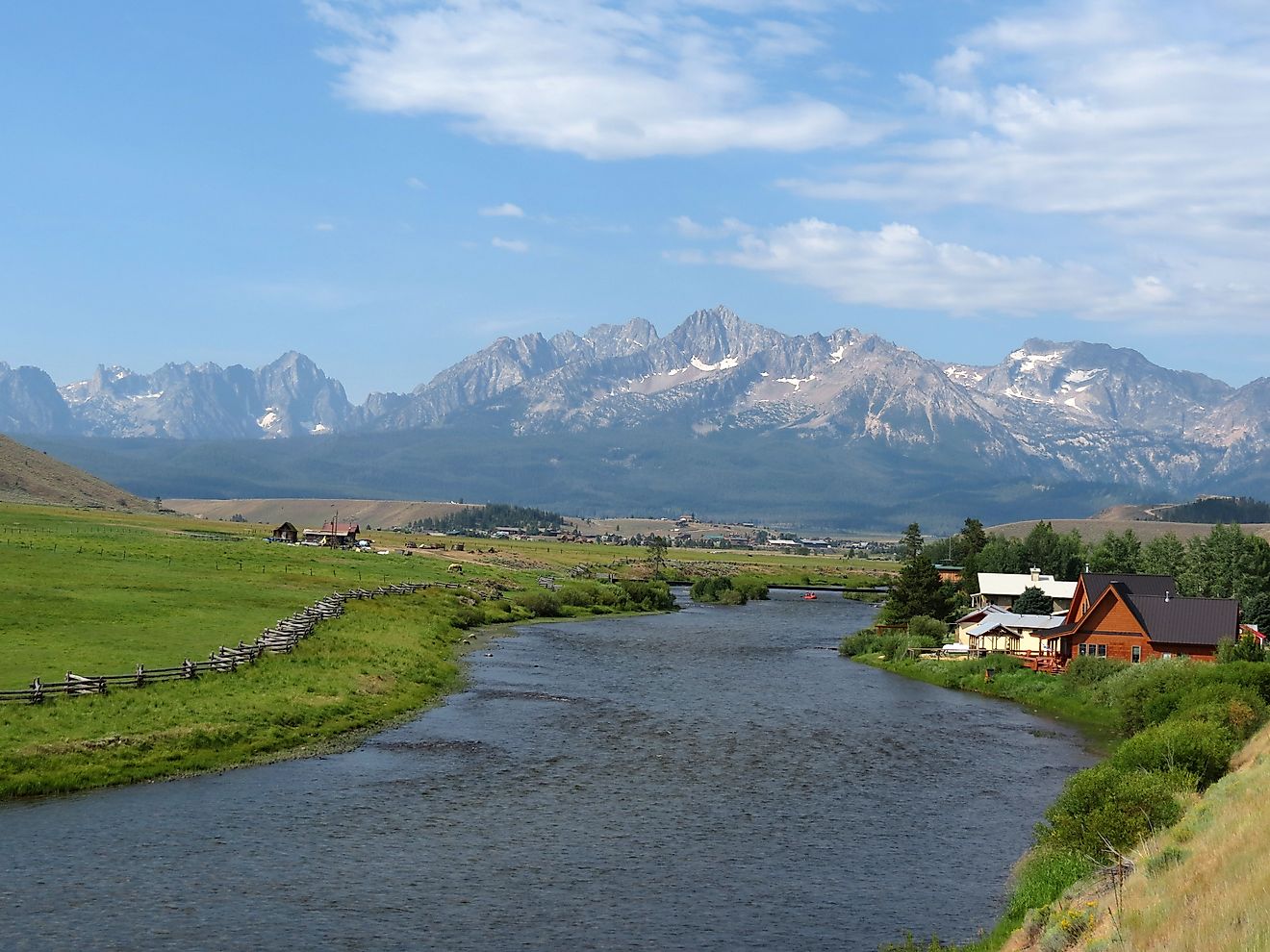 Lower Stanley, Idaho. By Katja Schulz from Washington, D. C., USA - Salmon River near Lower Stanley, Idaho, CC BY 2.0, https://commons.wikimedia.org/w/index.php?curid=40574787