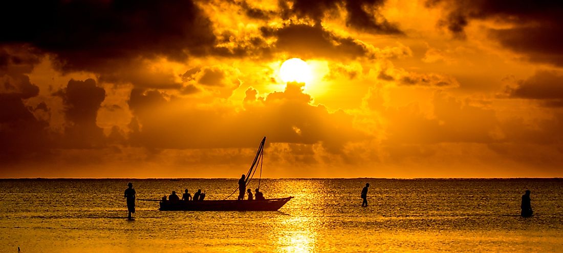 A canoe unique to the Swahili people. 