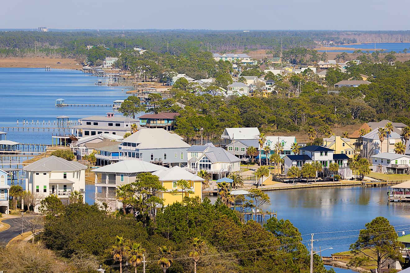 A view of Gulf Shores, Alabama.