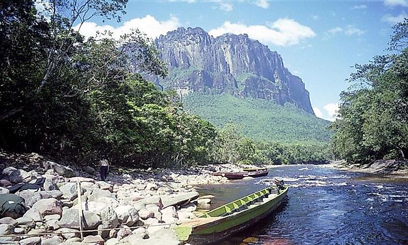 Canaima National Park in Venezuela attracts thousands of visitors due to its scenic beauty and rich biodiversity.