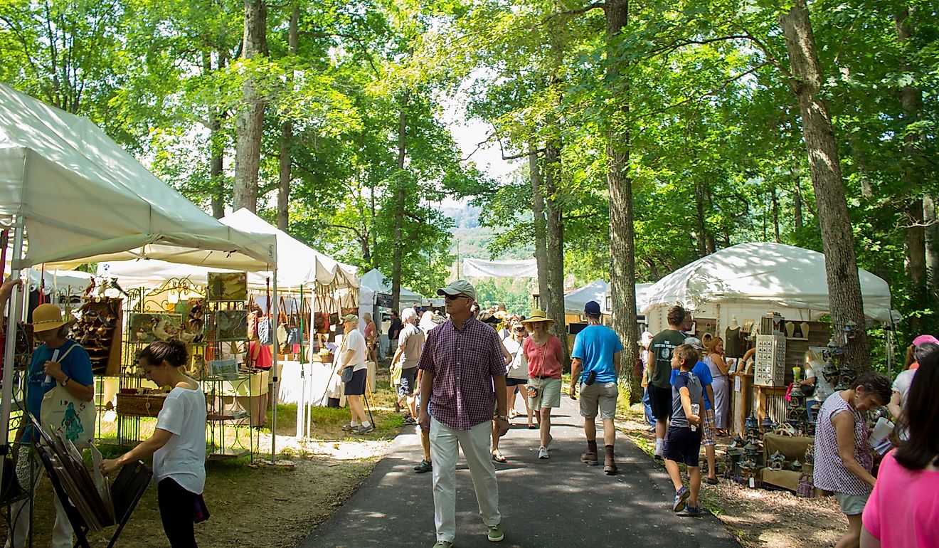 Berea Crafts festival. Editorial credit: Stephen Nwaloziri / Shutterstock.com