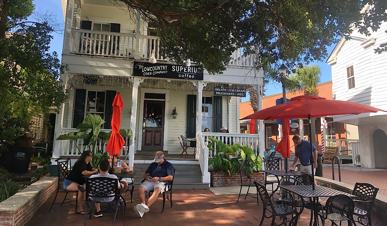 Lowcountry Cider Co. and Superior Coffee Beaufort, South Carolina. Image credit StacieStauffSmith Photos via Shutterstock