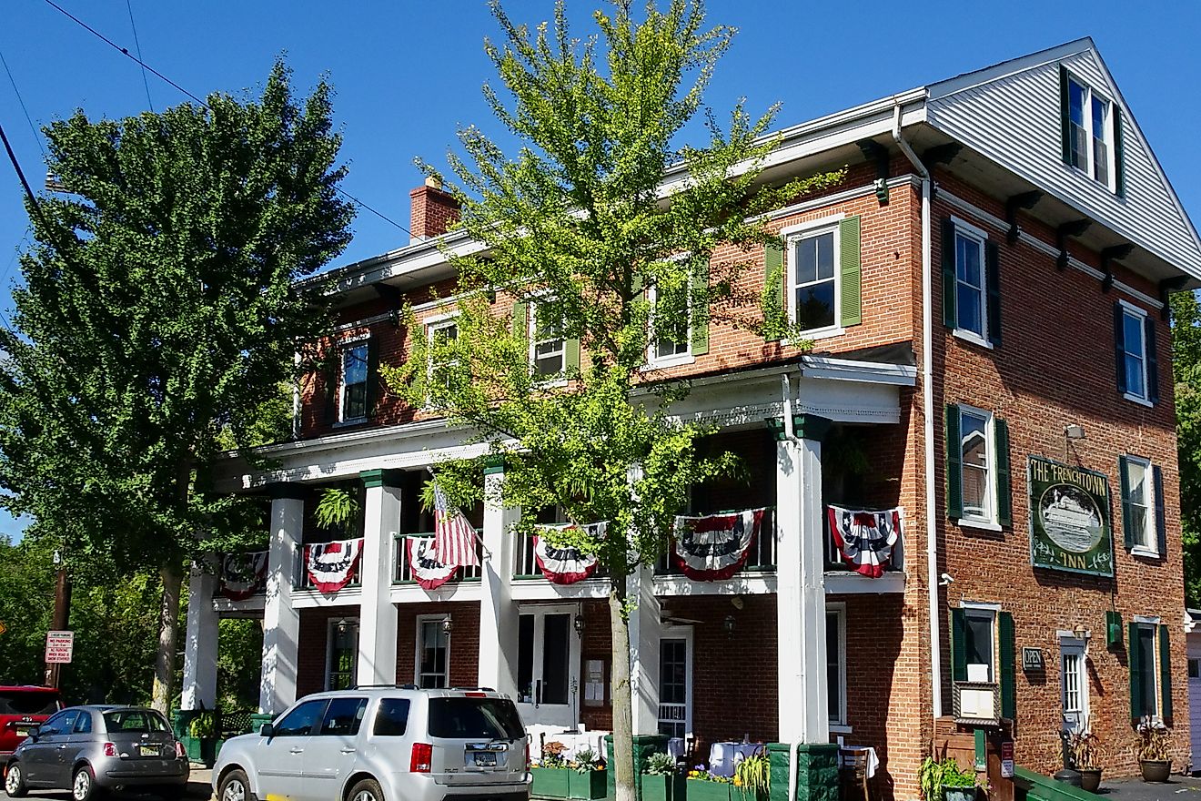 The Frenchtown Inn in Frenchtown, New Jersey. By Zeete - wikimedia