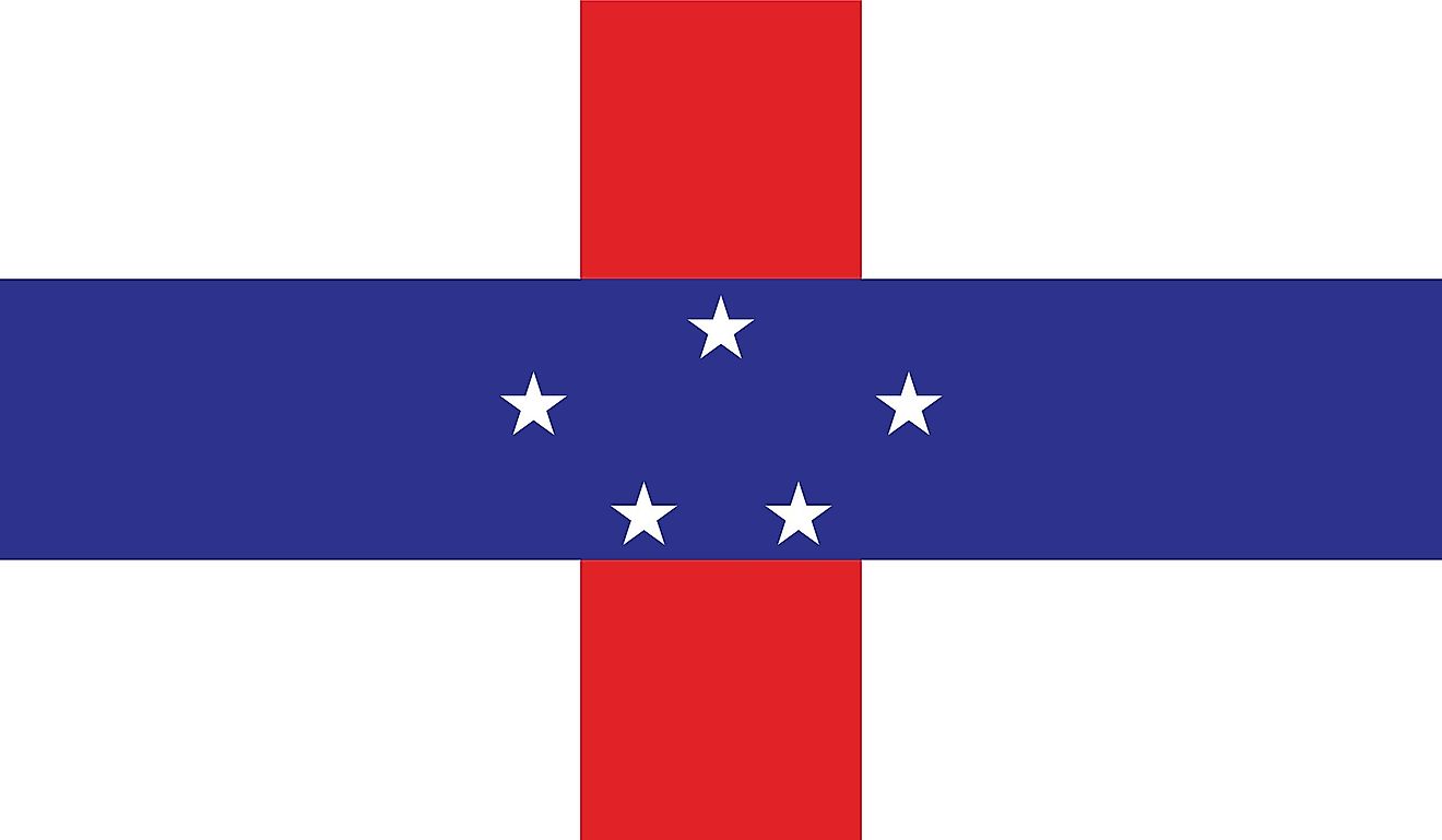 Flag of the former Netherlands Antilles. 