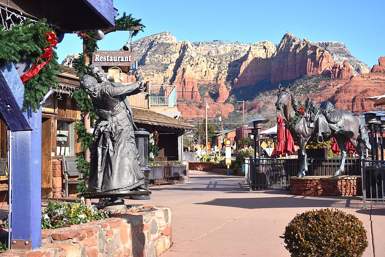 Main Street in Sedona, Arizona.