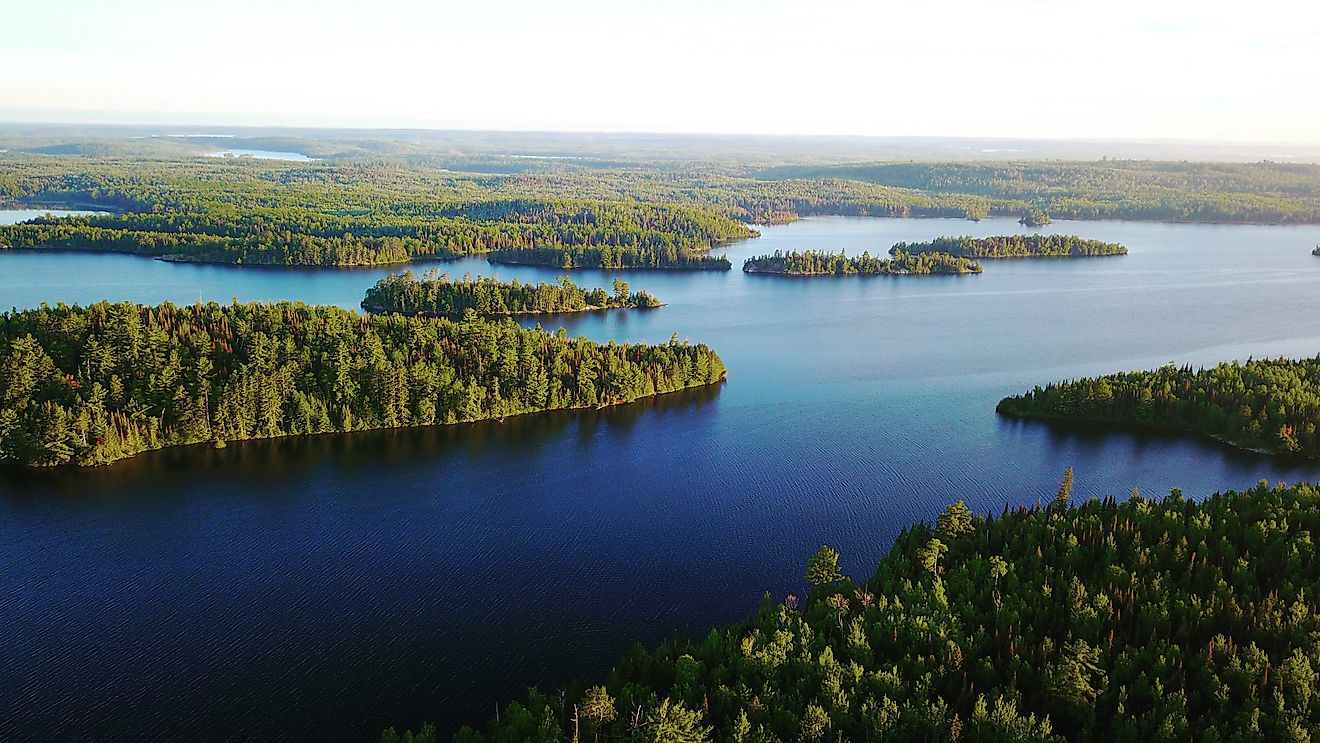 This is moose lake up in Ely Minnesota