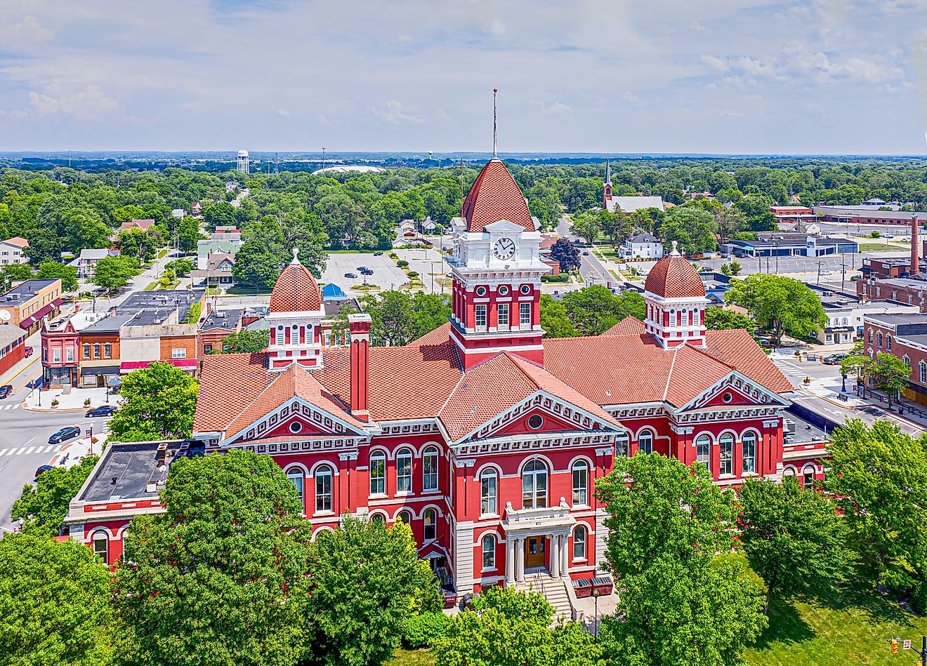 The Lake County Courthouse, in Crown Point, Indiana.