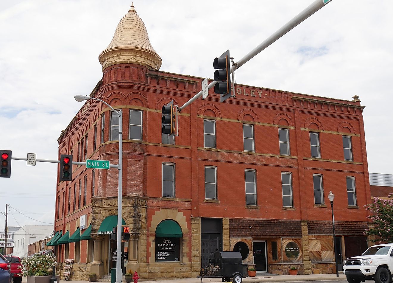 Foley Building in Eufaula, Oklahoma. Image credit RaksyBH via Shutterstock