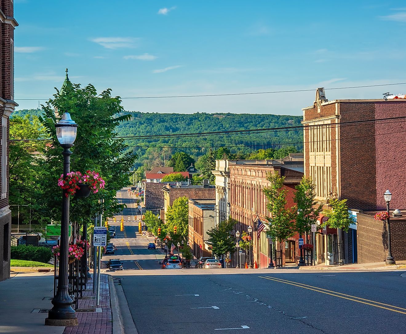 Downtown Marquette, Michigan.