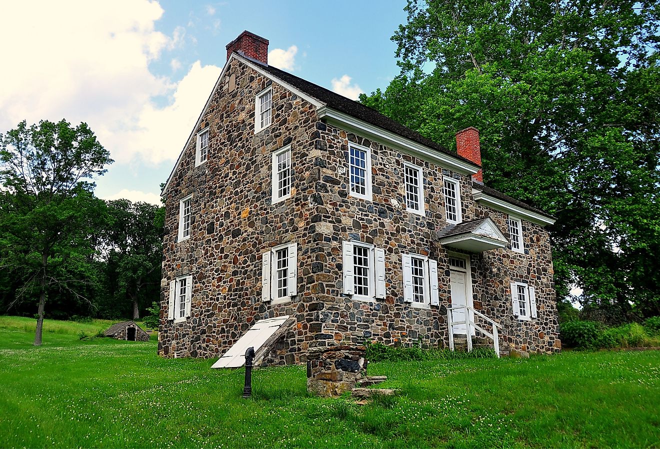 The Benjamin Ring House used as headquarters by General George Washington during the 1777 Revolutionary War Battle of the Brandywine. Image credit LEE SNIDER PHOTO IMAGES via Shutterstock.
