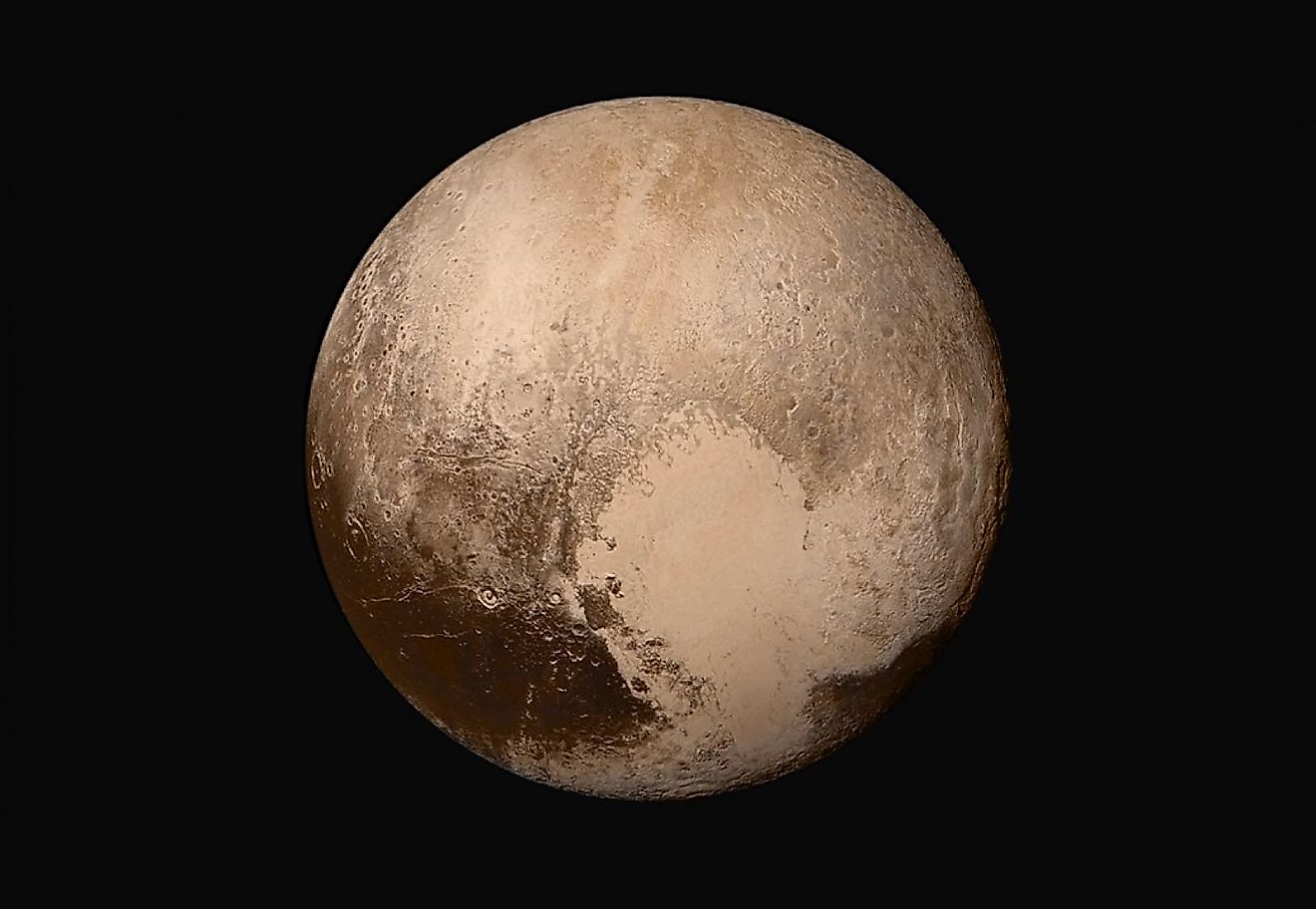 Image of Pluto taken by the New Horizons spacecraft. Image credit: NASA