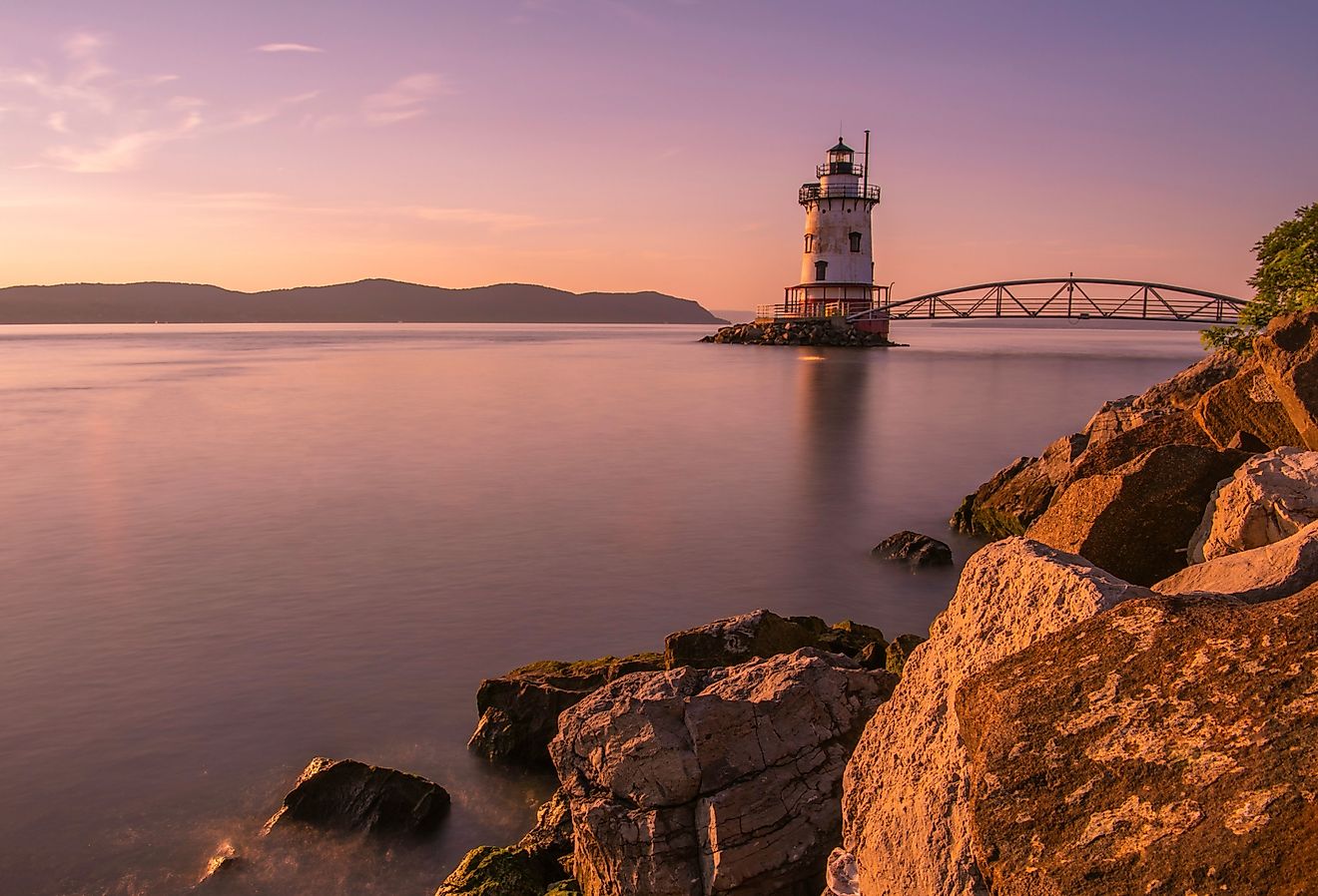 Sleepy Hollow lighthouse, in New York State's Hudson Valley.