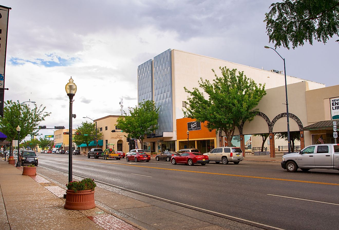 Scenic downtown in Roswell, New Mexico. Image credit Traveller70 via Shutterstock