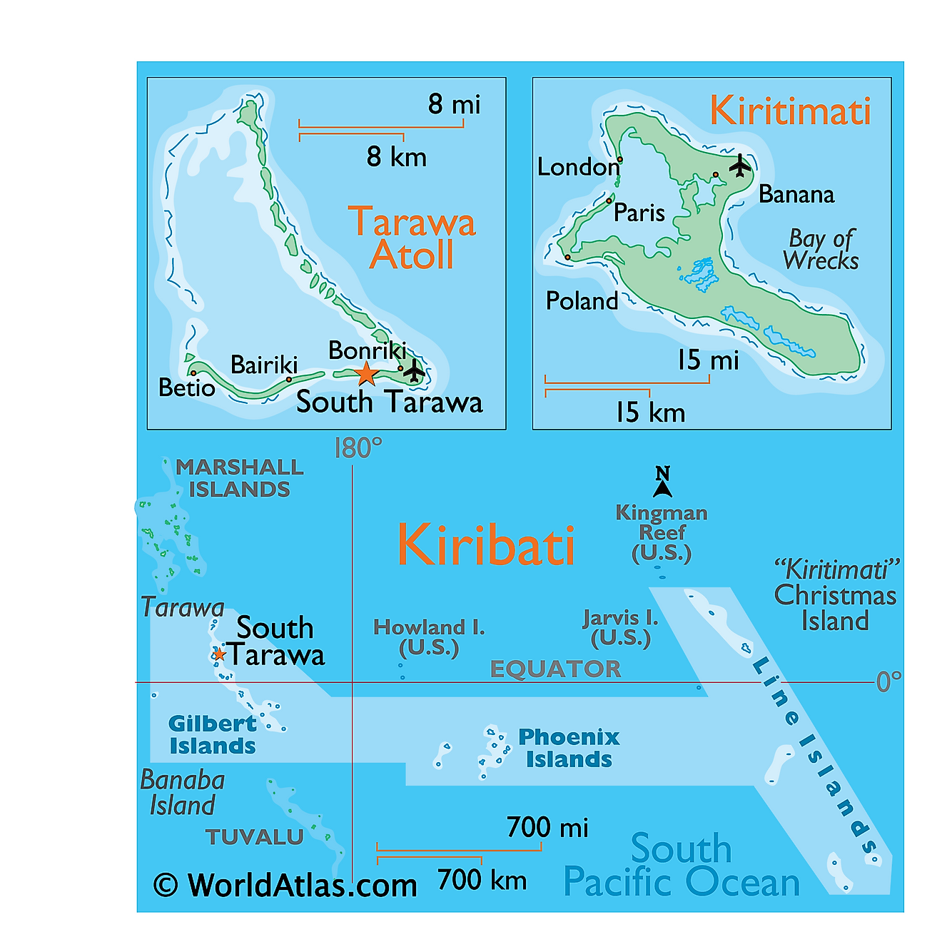 Kiribati Maps & Facts - World Atlas