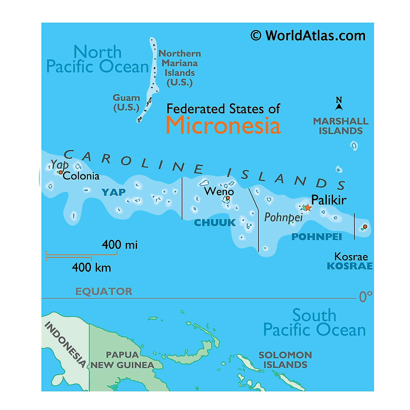 Micronesia Maps & Facts - World Atlas