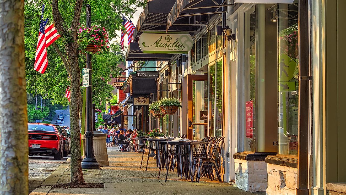 Downtown Chagrin Falls, Ohio. Image credit Lynne Neuman via Shutterstock