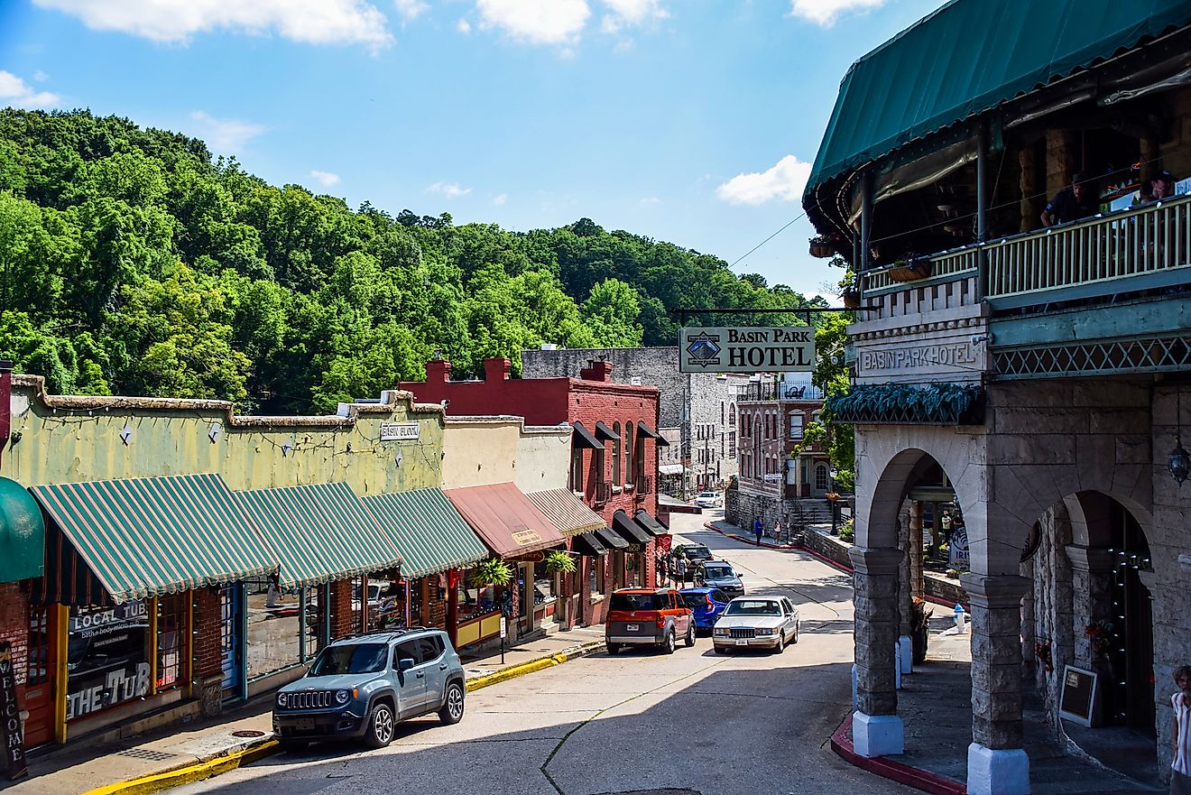 Eureka Springs, Arkansas. Editorial credit: Rachael Martin / Shutterstock.com