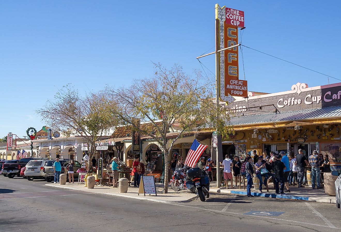Cafe and restaurant in Boulder City, Nevada. Image credit Laurens Hoddenbagh via Shutterstock