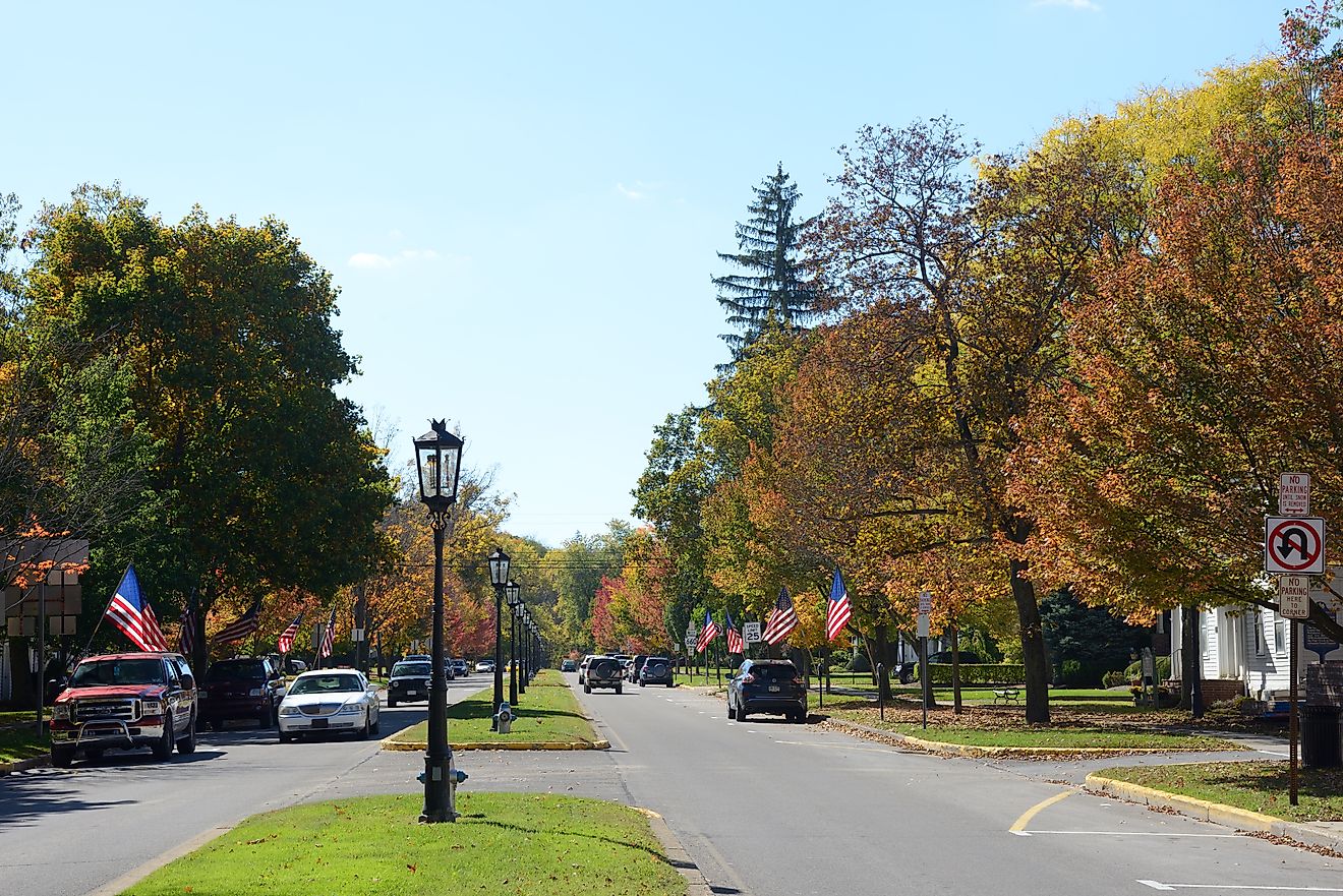 Wellsboro, Pennsylvania, in fall