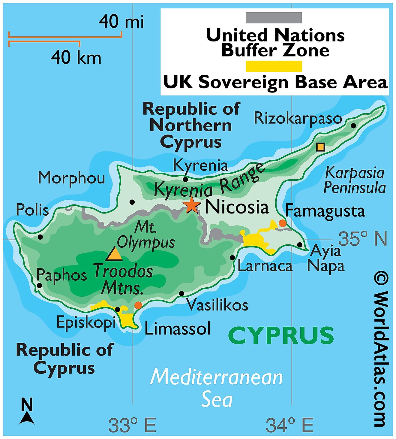 Cyprus Maps & Facts World Atlas