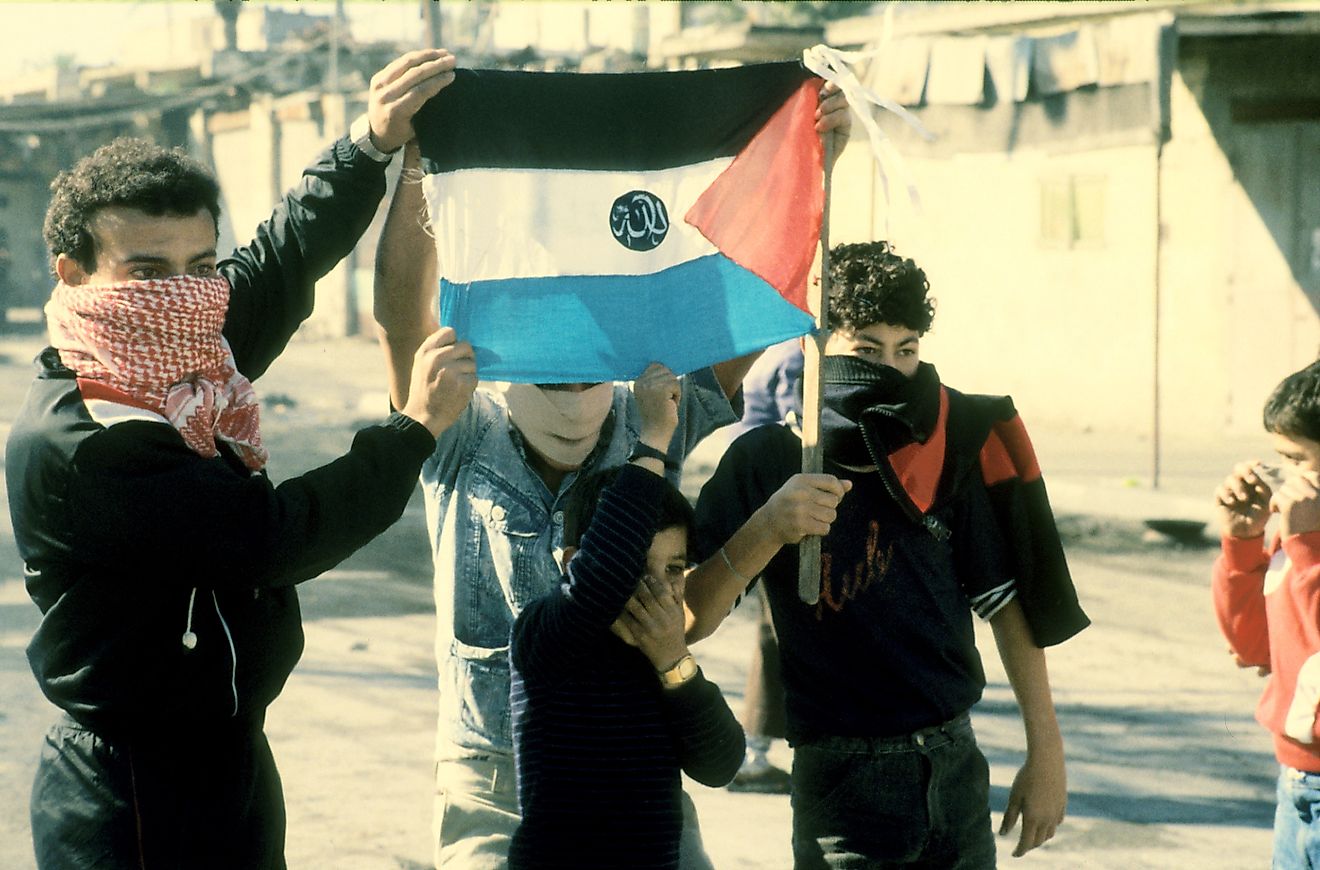 Intifada in Gaza Strip. Image Credit Dan Hadani collection via Wikimedia.