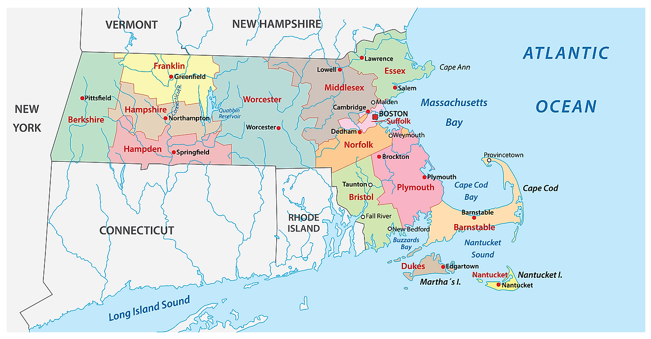 Map Of Northern Massachusetts - Dayna Ernesta