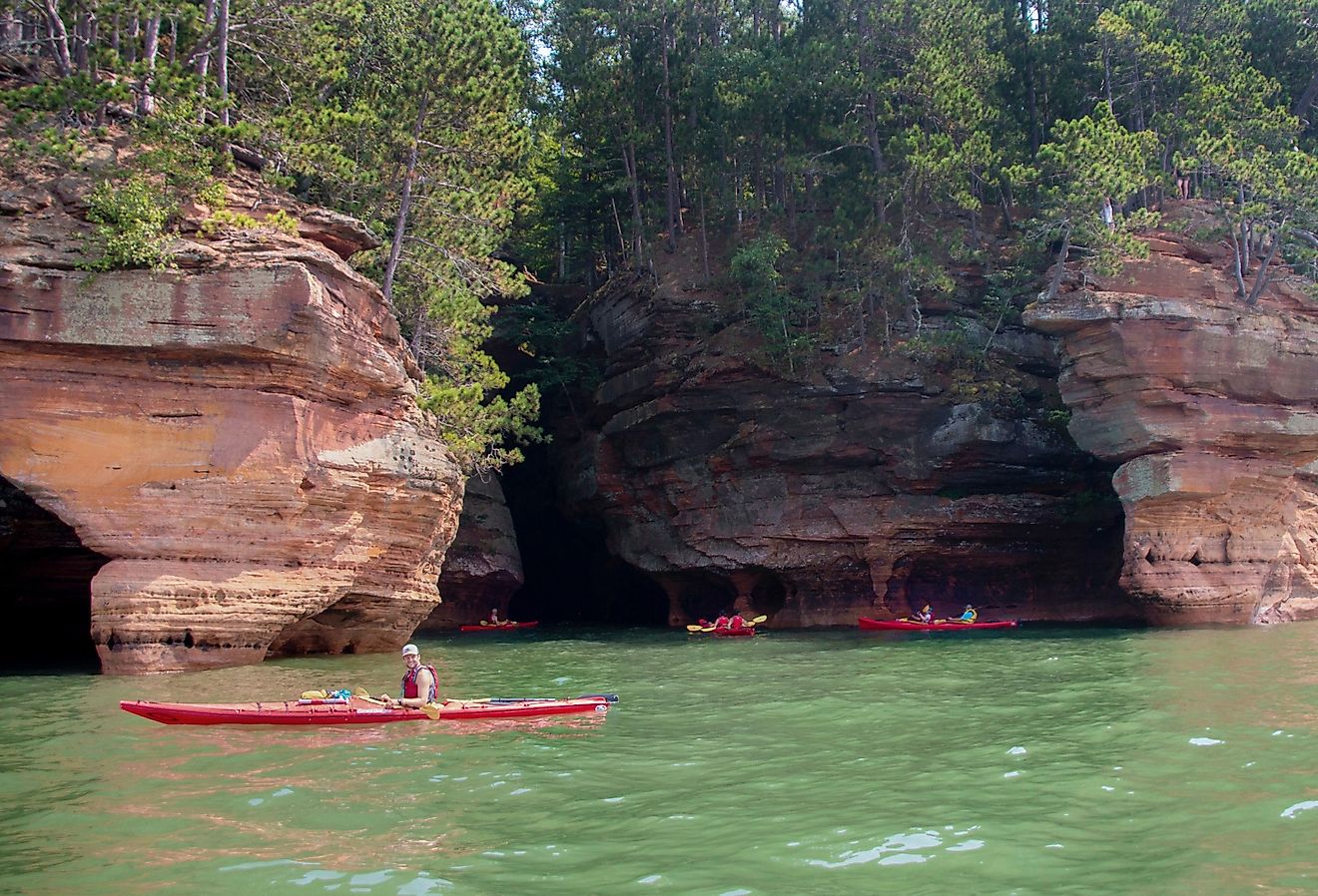 Apostle Island National Lakeshore along Lake Superior in Wisconsin. Image credit Jacob Boomsma via Shutterstock