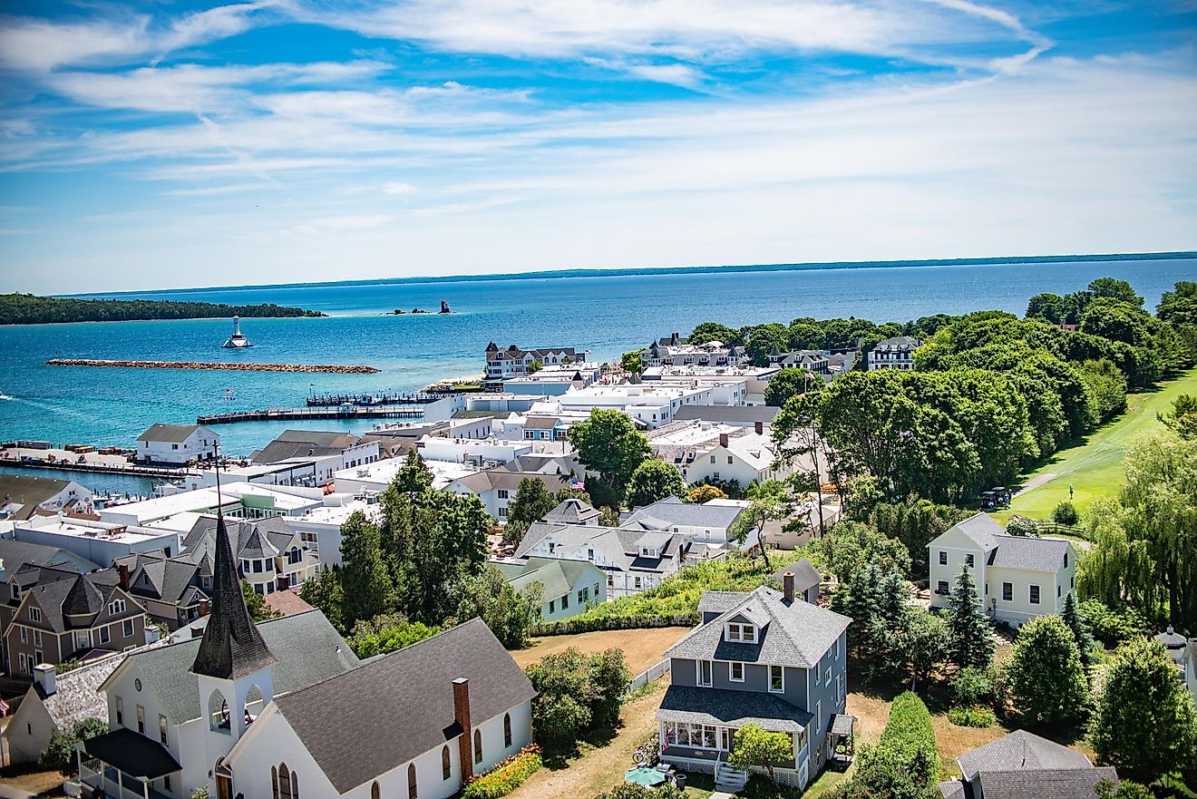 The gorgeous Mackinac Island, Michigan.